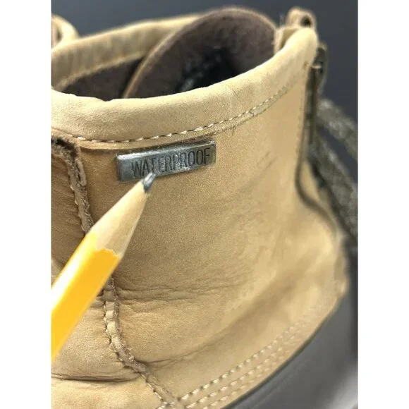 GH BASS Duck Boots Womens 9M Tan Chocolate 71-22313 - Picture 8 of 16